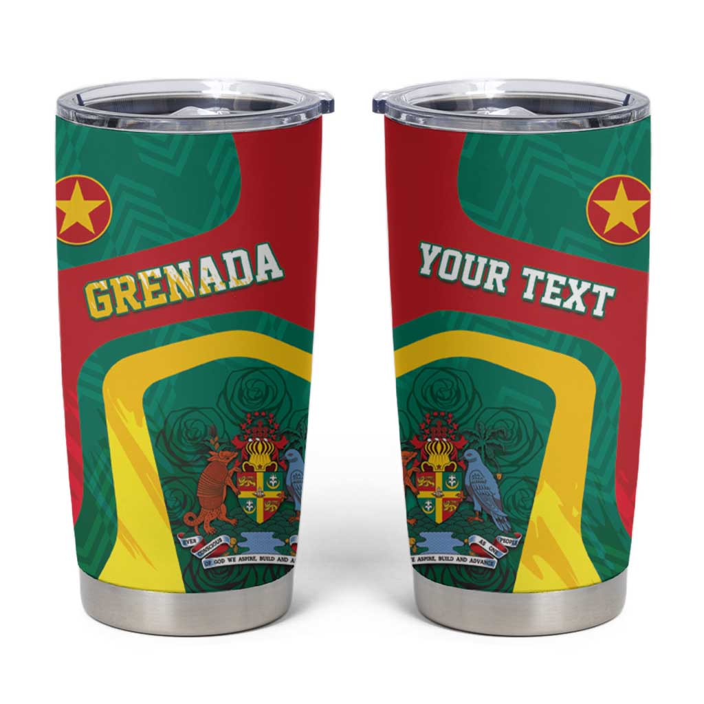 Personalised Grenada Tumbler Cup Coat Of Arms Unique Style