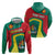 Personalised Grenada Zip Hoodie Coat Of Arms Unique Style