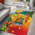 Grenada Area Rug Gwenad Flag With Heliconia Lobster Claws