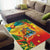 Grenada Area Rug Gwenad Flag With Heliconia Lobster Claws