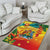 Grenada Area Rug Gwenad Flag With Heliconia Lobster Claws