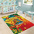 Grenada Area Rug Gwenad Flag With Heliconia Lobster Claws