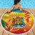 Grenada Beach Blanket Gwenad Flag With Heliconia Lobster Claws