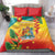 Grenada Bedding Set Gwenad Flag With Heliconia Lobster Claws