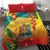 Grenada Bedding Set Gwenad Flag With Heliconia Lobster Claws