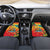 Grenada Car Mats Gwenad Flag With Heliconia Lobster Claws