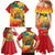 Grenada Family Matching Mermaid Dress and Hawaiian Shirt Gwenad Flag With Heliconia Lobster Claws