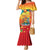 Grenada Family Matching Mermaid Dress and Hawaiian Shirt Gwenad Flag With Heliconia Lobster Claws