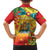 Grenada Family Matching Off The Shoulder Long Sleeve Dress and Hawaiian Shirt Gwenad Flag With Heliconia Lobster Claws