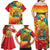 Grenada Family Matching Off Shoulder Maxi Dress and Hawaiian Shirt Gwenad Flag With Heliconia Lobster Claws