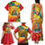 Grenada Family Matching Tank Maxi Dress and Hawaiian Shirt Gwenad Flag With Heliconia Lobster Claws