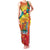 Grenada Family Matching Tank Maxi Dress and Hawaiian Shirt Gwenad Flag With Heliconia Lobster Claws