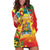 Grenada Hoodie Dress Gwenad Flag With Heliconia Lobster Claws