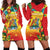 Grenada Hoodie Dress Gwenad Flag With Heliconia Lobster Claws