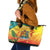 Grenada Leather Tote Bag Gwenad Flag With Heliconia Lobster Claws