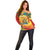 Grenada Off Shoulder Sweater Gwenad Flag With Heliconia Lobster Claws