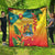 Grenada Quilt Gwenad Flag With Heliconia Lobster Claws