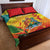 Grenada Quilt Bed Set Gwenad Flag With Heliconia Lobster Claws