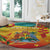 Grenada Round Carpet Gwenad Flag With Heliconia Lobster Claws