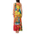 Grenada Tank Maxi Dress Gwenad Flag With Heliconia Lobster Claws