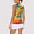 Grenada Women Sleeveless Polo Shirt Gwenad Flag With Heliconia Lobster Claws