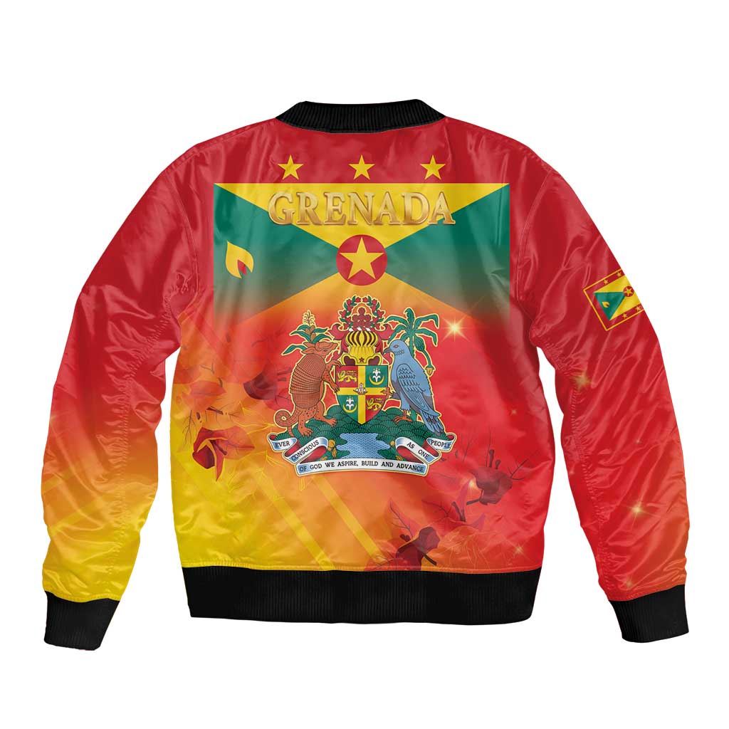 Happy 51st Independence Day Grenada Bomber Jacket One People One Journey One Future