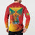 Happy 51st Independence Day Grenada Button Sweatshirt One People One Journey One Future