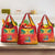 Happy 51st Independence Day Grenada Grocery Bag One People One Journey One Future