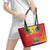 Happy 51st Independence Day Grenada Leather Tote Bag One People One Journey One Future