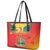 Happy 51st Independence Day Grenada Leather Tote Bag One People One Journey One Future