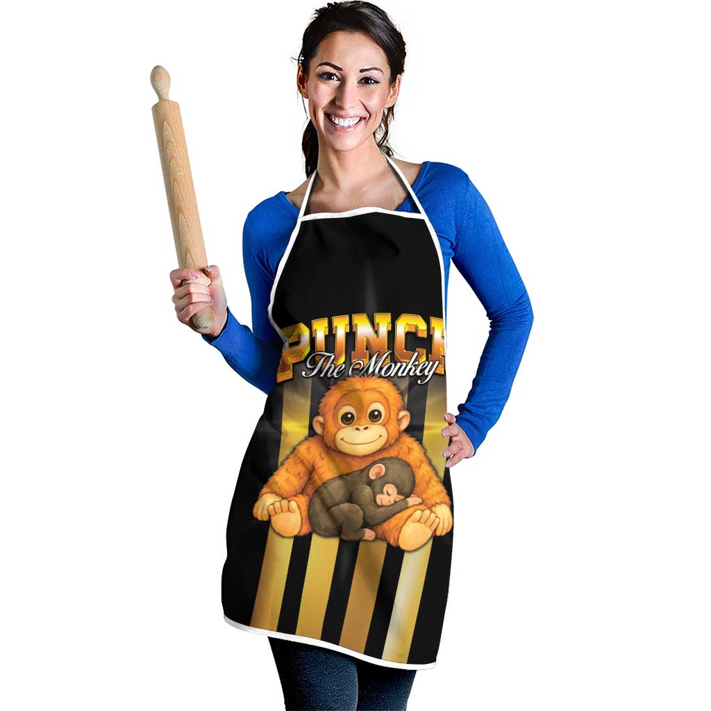Punch The Monkey Apron Team Punch Monkey