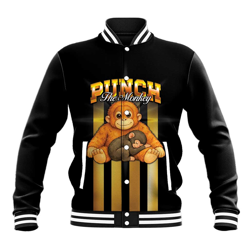 Punch The Monkey Baseball Jacket Team Punch Monkey