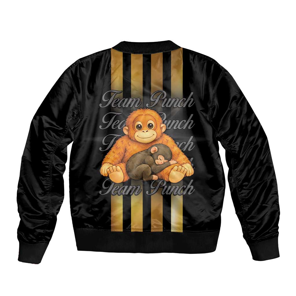 Punch The Monkey Bomber Jacket Team Punch Monkey