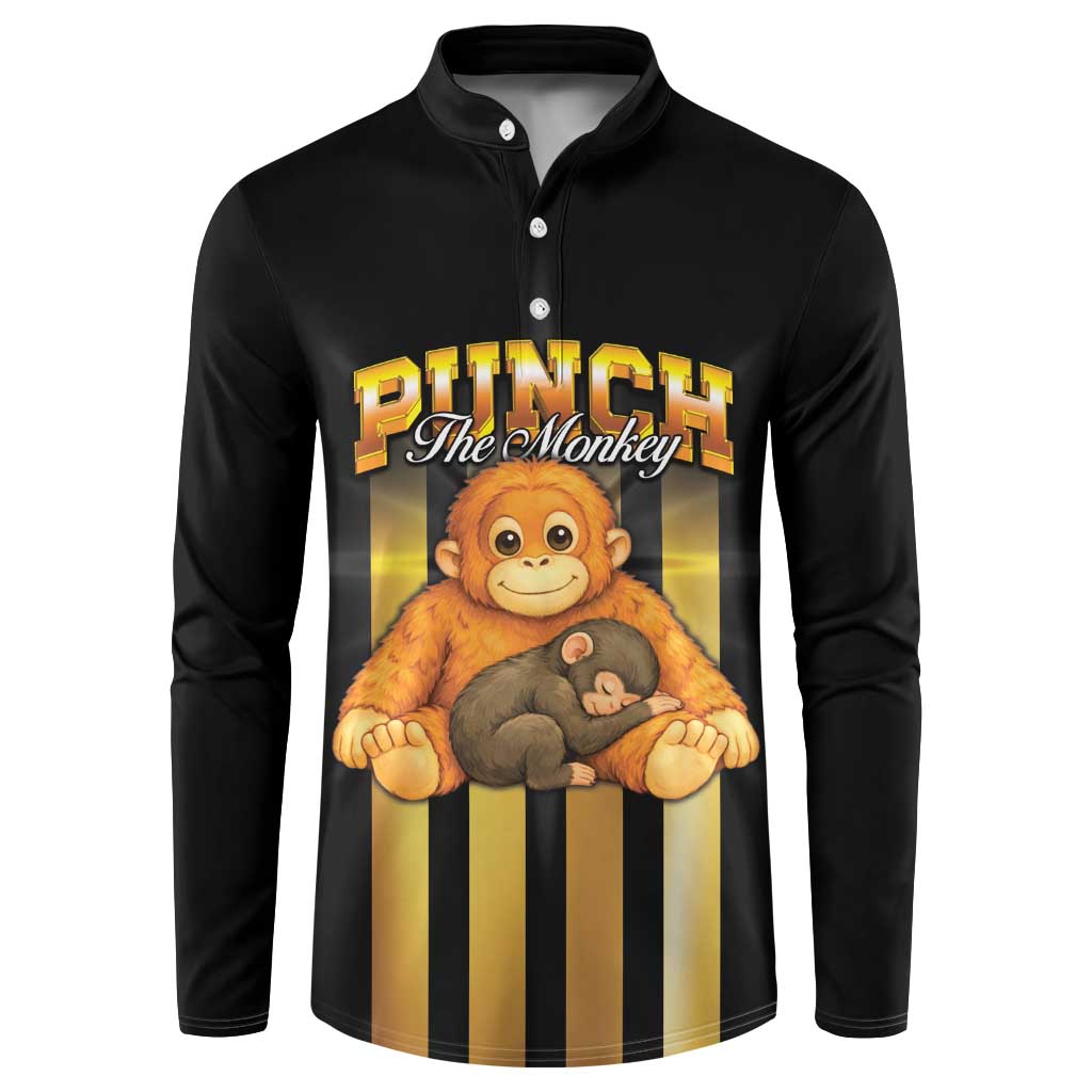 Punch The Monkey Button Sweatshirt Team Punch Monkey