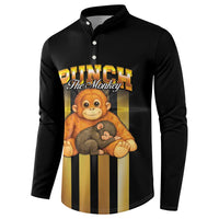 Punch The Monkey Button Sweatshirt Team Punch Monkey