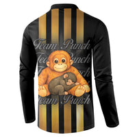 Punch The Monkey Button Sweatshirt Team Punch Monkey