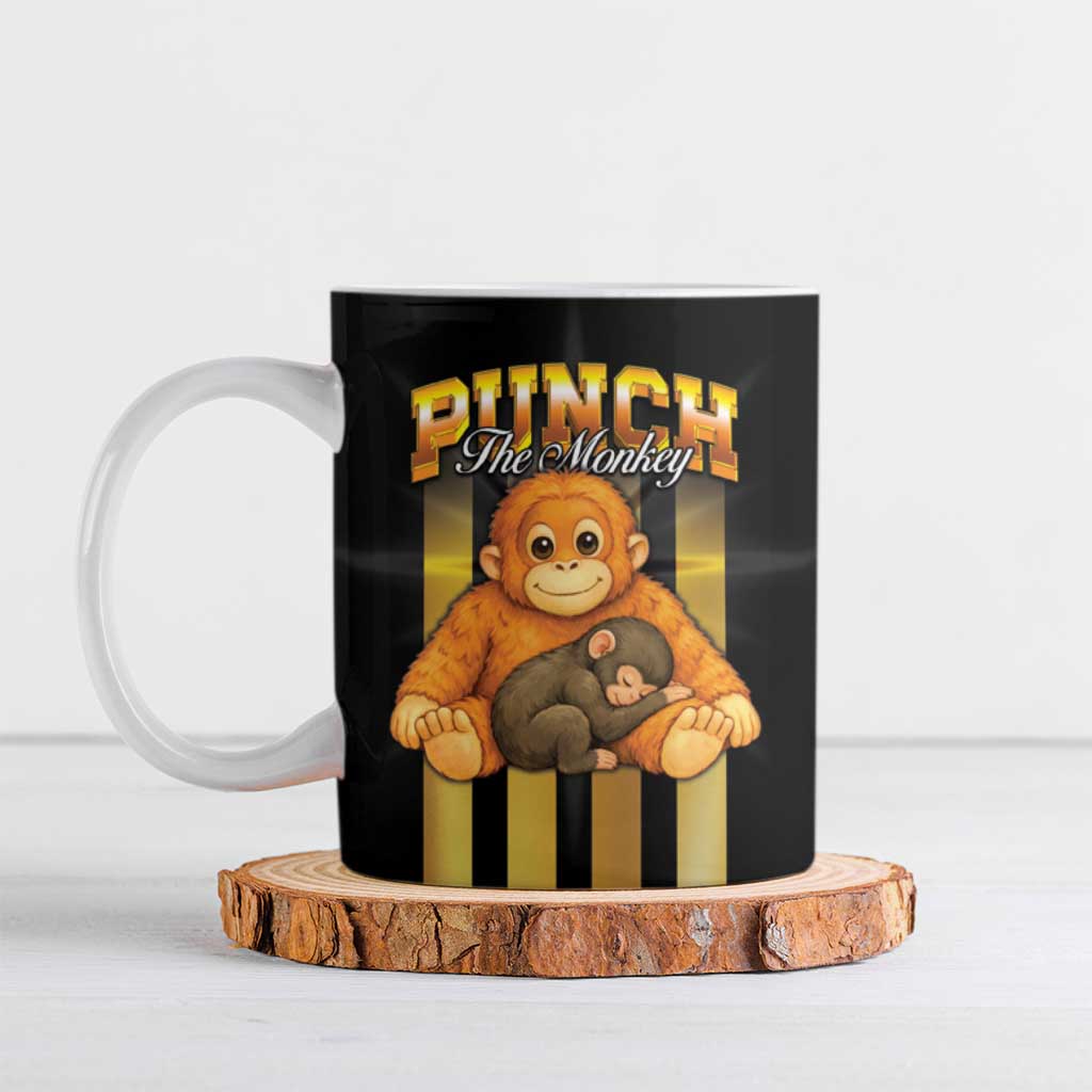 Punch The Monkey Ceramic Mug Team Punch Monkey