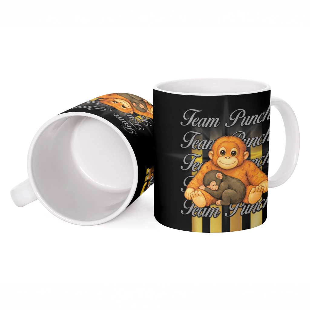 Punch The Monkey Ceramic Mug Team Punch Monkey
