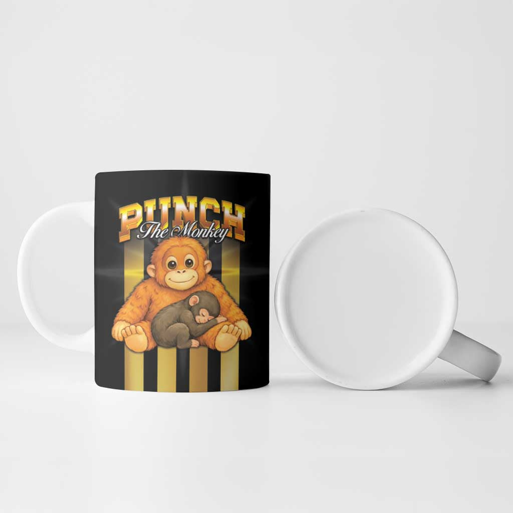 Punch The Monkey Ceramic Mug Team Punch Monkey