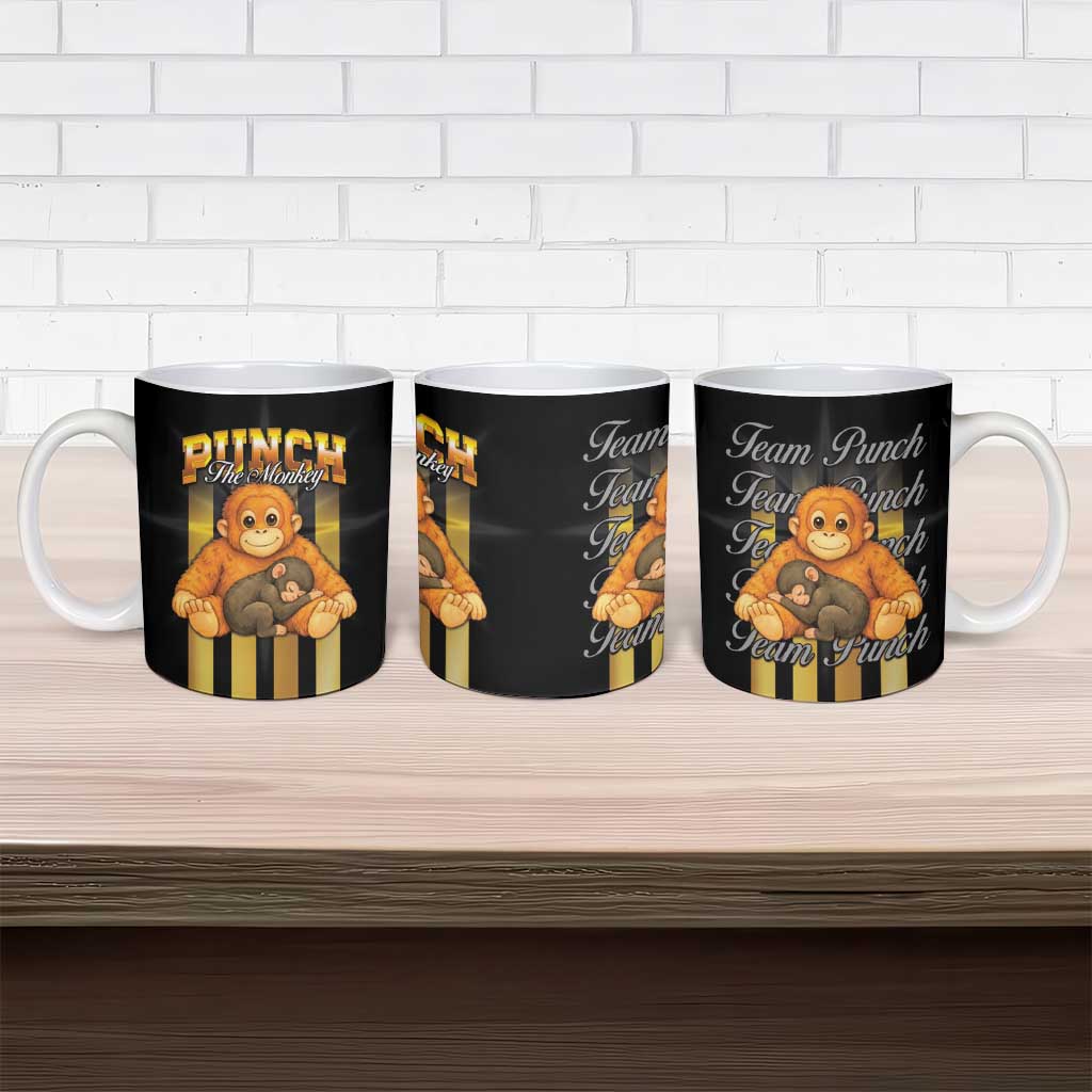 Punch The Monkey Ceramic Mug Team Punch Monkey