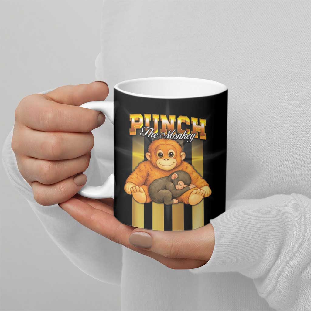 Punch The Monkey Ceramic Mug Team Punch Monkey
