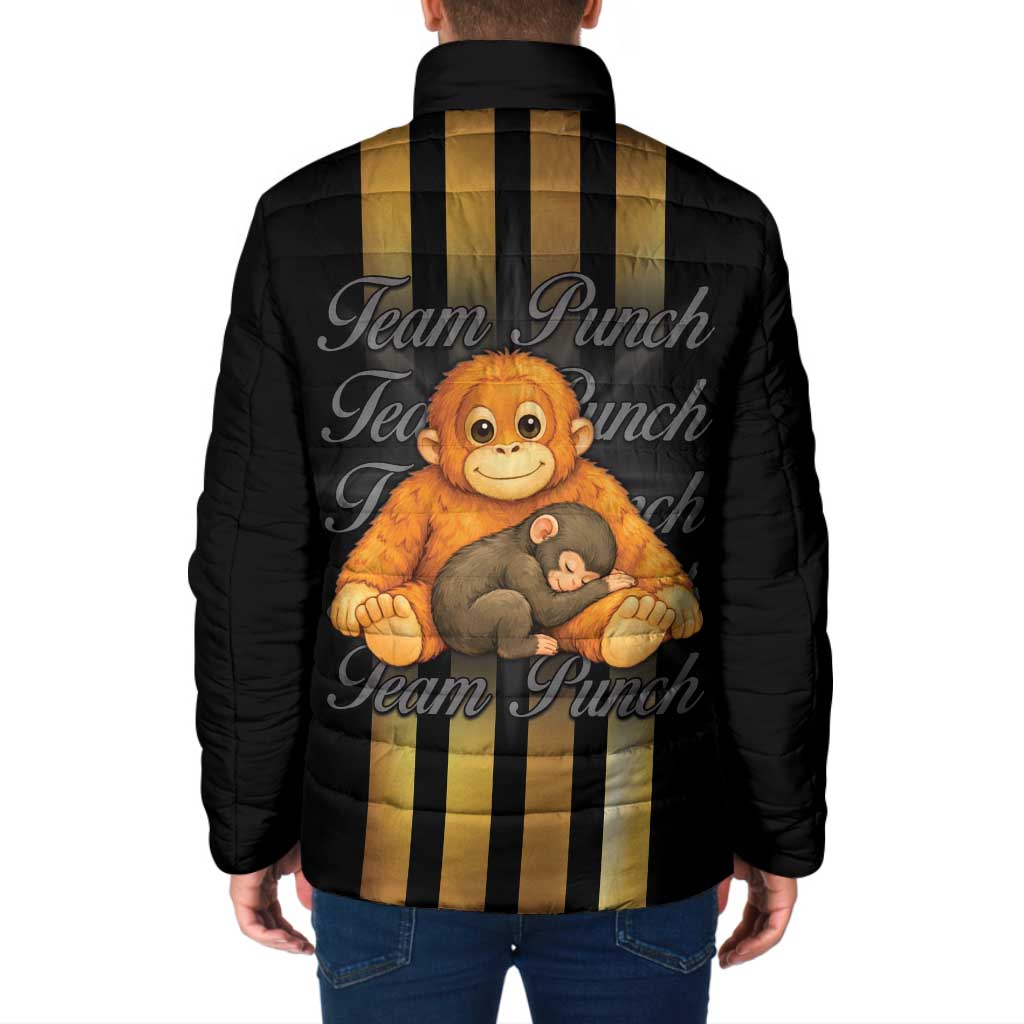 Punch The Monkey Padded Jacket Team Punch Monkey