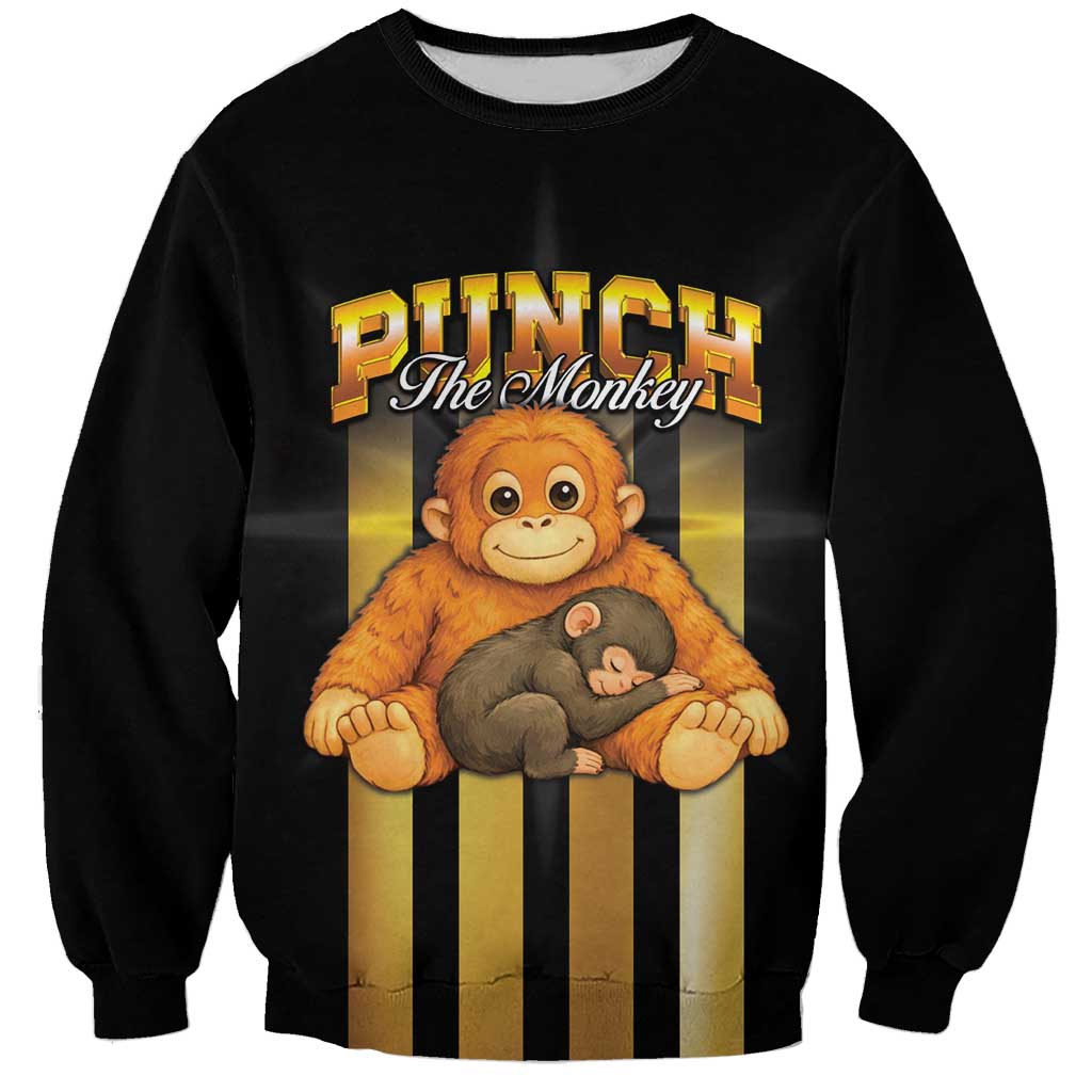 Punch The Monkey Sweatshirt Team Punch Monkey