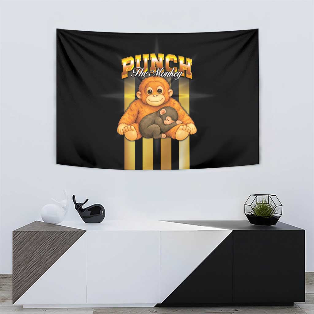 Punch The Monkey Tapestry Team Punch Monkey