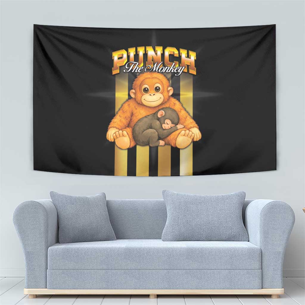 Punch The Monkey Tapestry Team Punch Monkey