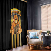 Punch The Monkey Window Curtain Team Punch Monkey