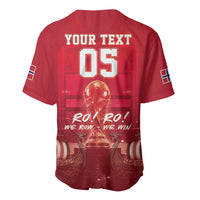Custom Norge Football 2026 Baseball Jersey Glorious Victory