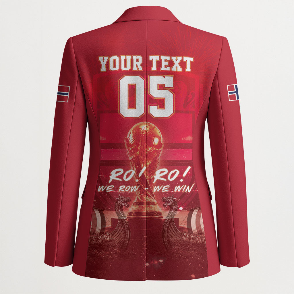 Custom Norge Football 2026 Blazer Glorious Victory