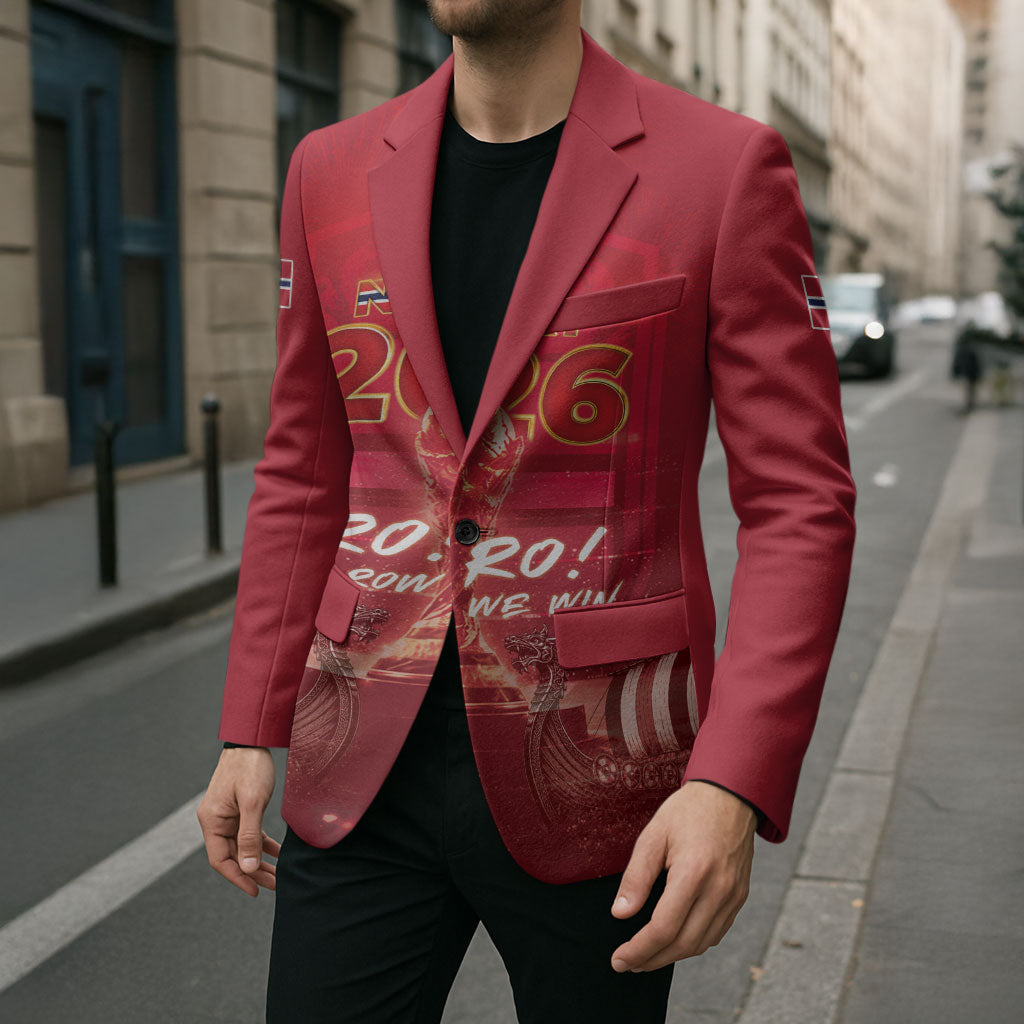 Custom Norge Football 2026 Blazer Glorious Victory