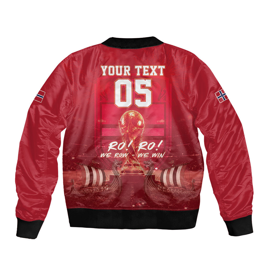 Custom Norge Football 2026 Bomber Jacket Glorious Victory